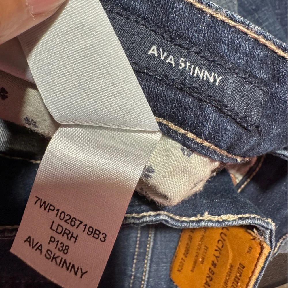 Lucky‎ Brand Jeans Ava Skinny 2 26 Raw Released Hem Stretch